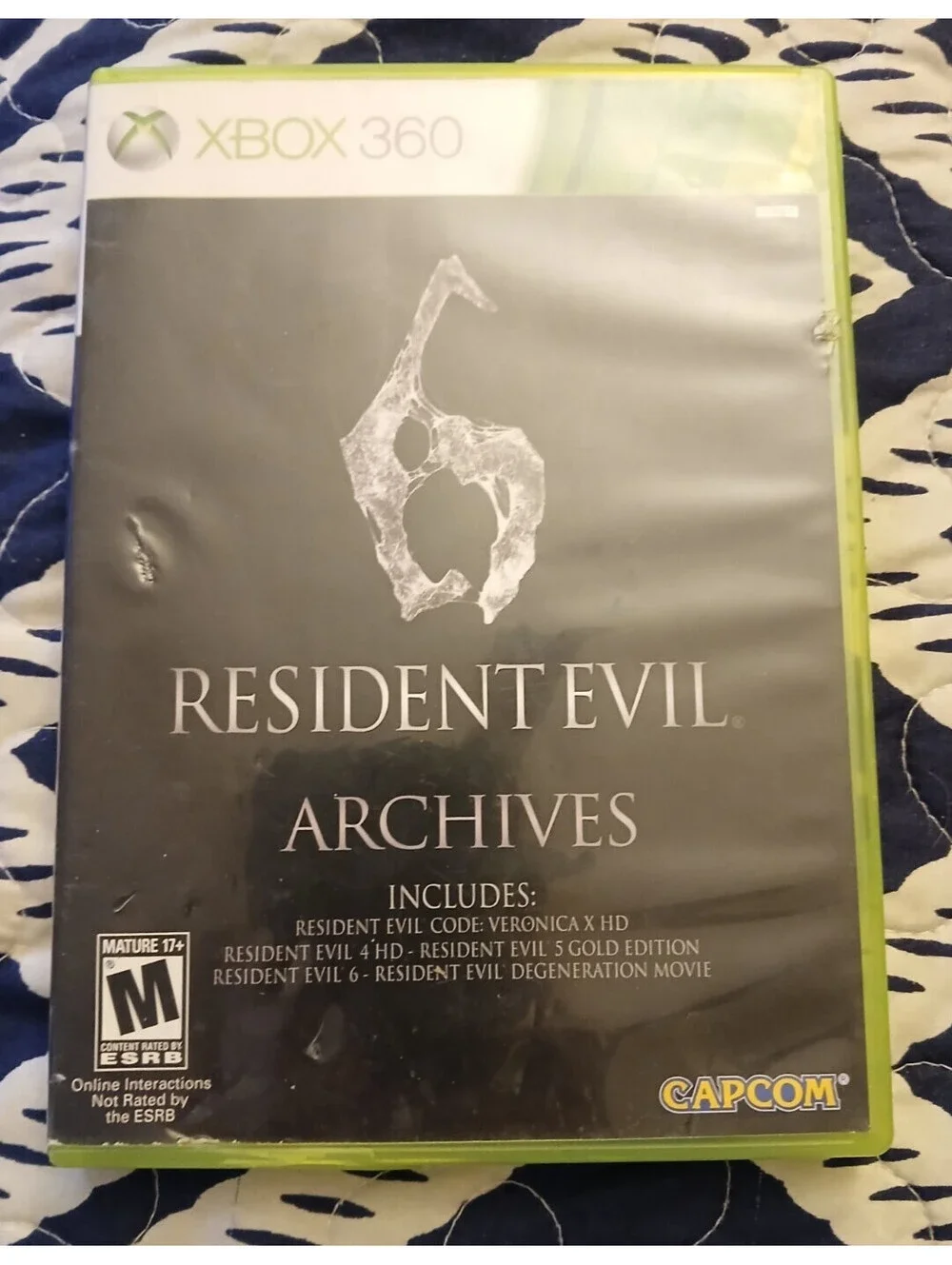 Resident Evil 6 Archives (Microsoft Xbox 360, 2012)